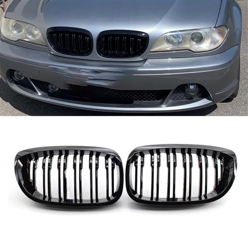 Parrilla delantera coche Serie 3 E46 2 puertas 2002-2005 rejillas automáticas 2