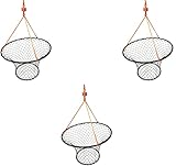 KUFA Rubber Wrapped 30-Inch Crab Ring with 50-feet Rope (3)