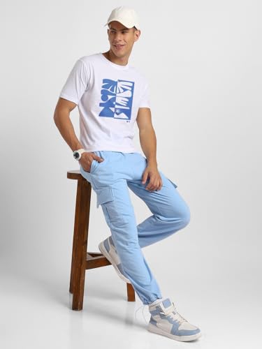 Image of Nobero 100% Cotton T Shirts for Men Stylish | Regular Fit | Graphic Printed T Shirts for Men 180 GSM Combed Cotton | Round Neck Half Sleeve | Pack of 3