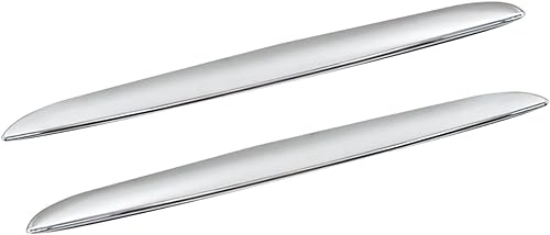 waltyotur Paquete de 2 cubiertas cromadas para capó delantera izquierda y derecha de repuesto para E90 E91 3-Series 325i 328i 330i 335i 2006-2008