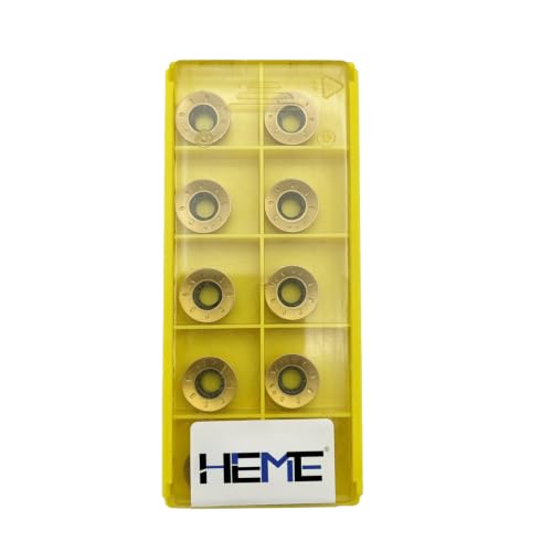 HEME Tools Replaceable Carbide Insert for Steel Cutting,RPMT1003MO 1 Box (10pcs)