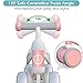 Baby Balance Bike Toys for 12-36 Months Kids Toy Boy Girls Gifts Toddler Best First Birthday Gift Children Walker No Pedal Infant 4 Wheels Bicycle (Pink)