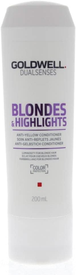 Dualsenses Blondes & Highlights, Anti-Yellow Conditioner for Dyed and Natural Hair, 200 ml