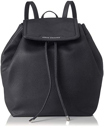 Preisvergleich Produktbild Armani Exchange Damen Denim Backpack Rucksack, Blau (Navy), 31x15x49 cm
