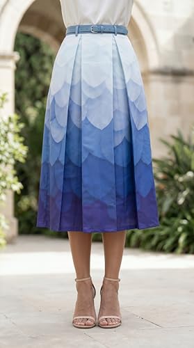 AASK green cotton skirt – image 6