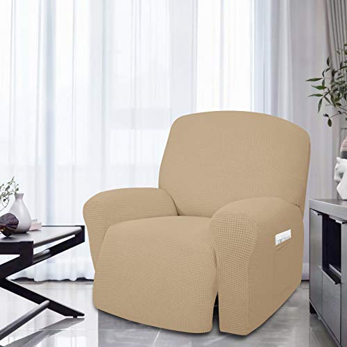 image for Easy-Going 4 Pieces Oversized Recliner Stretch Sofa Slipcover Sofa Cov