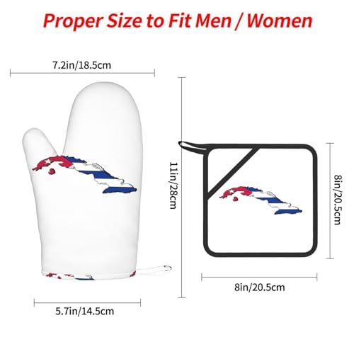 Maniques silicone Cuba pour cuisiner et manipuler le four sans risque