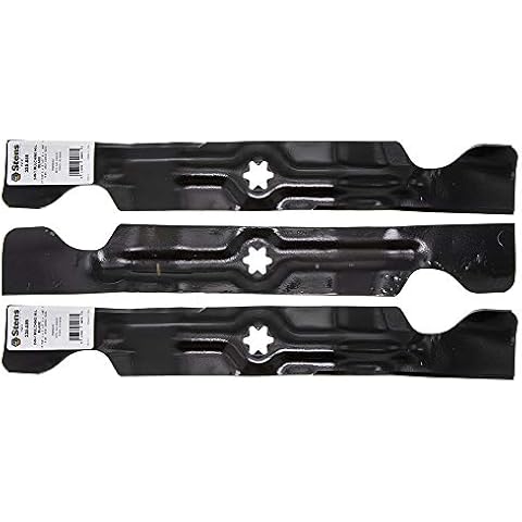 mowtownusa Lawn Mower Blade Set of 3 for 50" Cut Blades for Cub Cadet 742-04053, 742-04053a, 942-04053, 942-04053a... Cover