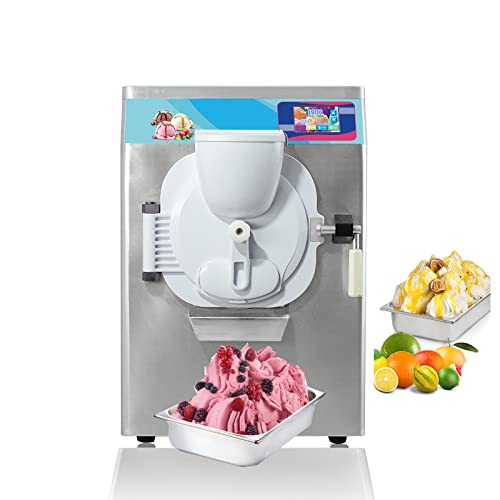 Koalalko Commercial Etl Countertop 14L Hard Ice Cream Machine, Gelato Ice Cream Maker With 4.3” Touch Control Screen Panel, 9-11 Gal/H Frozen Fruit Ice Cream Maker For Restaurant Cafe Ice Cream Store #TOP17