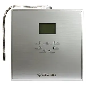 Crewelter 9 Plate Alkaline Water Ionizer-Platinum coated Titanium plates.
