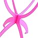 Fani Wig Stand Portable Folding Travel Wig Stand Stable Durable Wig Hair Hat Cap Holder Stand Collapsible Durable Plastic Wig dryer Wig Display Tool(Pink)