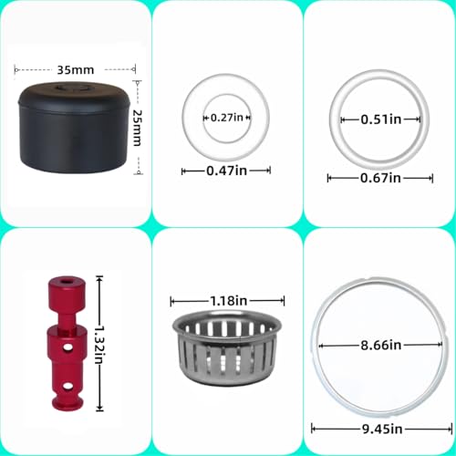 10 piezas repuesto para Instant Pot Pro y Duo Evo Plus 6 QT miniatura 4