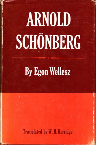 Arnold Scho¨nberg (Select bibliographies reprin... 0836950593 Book Cover