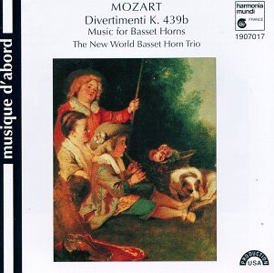 Divertimenti [Audio CD] Mozart and New World Basset Horn Trio