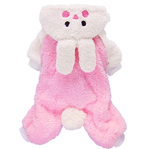 Loyalfurry Adorable Bunny Halloween Dog Costumes Dog Hoodie Jumpsuit Dog Coat Pet Dog Clothes (XS)