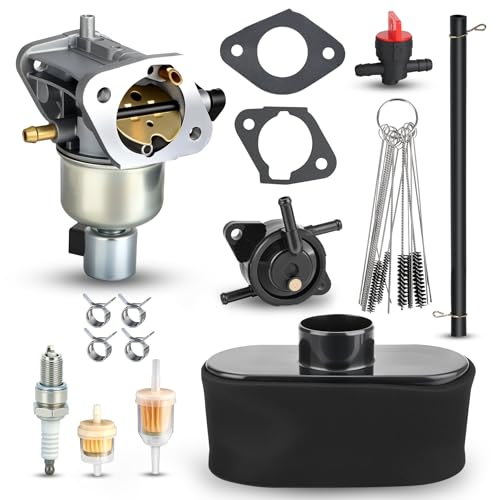 15004-0984 Carburetor for Kawasaki FR651V FS651V FR730V FS730V Engine Mower Carb with Air Filter Spark Plugs Gaskets Replacement 15004-0826 15004-0828 15004-0986 11013-0726 49040-0770 49040-7008