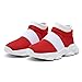 Boy Sneakers Girls Kids Red Shoes Birthday Party Gift with 7 Rings and 5 Gems