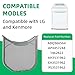 DLEX3700W DLE3400W DLE3500W DLEX3370V DLEX3700V DLEX3570W DLGX3701W DLE3050W DLEX3370W for LG Dryer Lint Filter Replacement and Kenmore elite dryer lint filter,Replaces ADQ56656401 ADQ566564 AP4457244