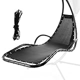 Textilene Netzunterlage mit Seil für Hängeliege,Dauerhaft Ersatz-Sitzbasis Gebaut,Outdoor Ersatz-Sitztuch für Hängeschaukel Sessel