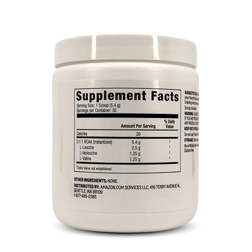 Image of Amazon Basics 2:1:1 BCAA Powder, 55 Servings, 10.58 Ounces