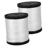 COHEALI 2Rolls Durable Nylon String Line Construction Twine for Masonry Marking DIY Projects Lightweight and Versatile Tool for Indoor Outdoor Activities