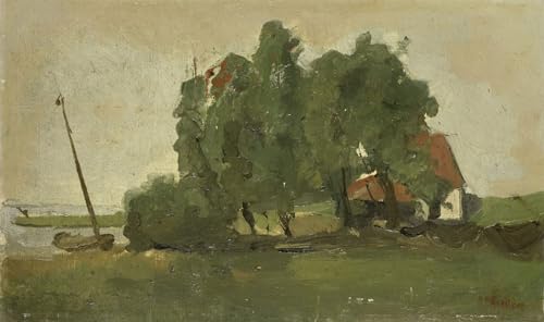 Tableau George Hendrik Breitner impression sur toile 60x90cm de style peinture à l'huile