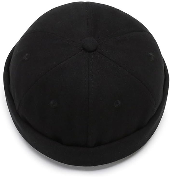 Melon Skin Cap Korean Version af The Street Dance Hat Personalized Brimless Round Sailor Landlord