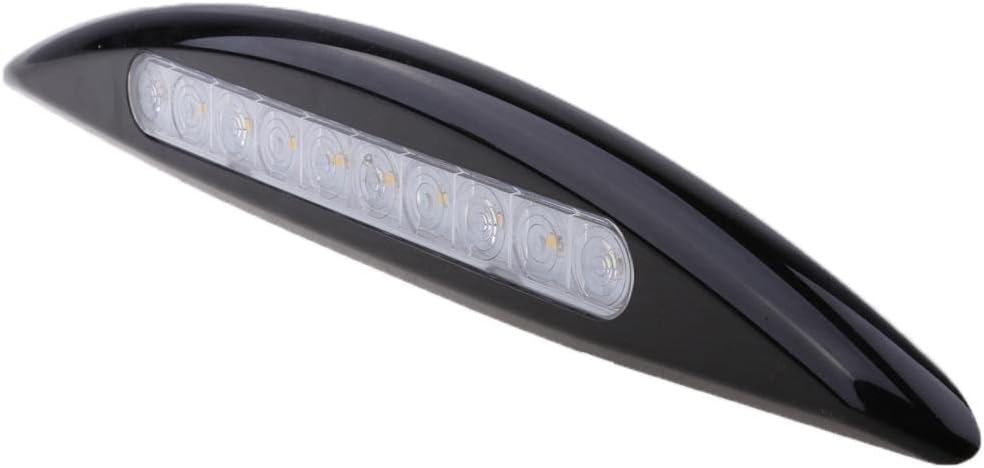 4000K Waterproof Awning Rope Light Camper Awning Light for Ship RV Marine Black/18
