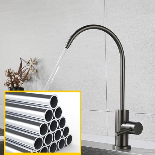 Robinet col de cygne avec filtre à eau pure pour éliminer le calcaire