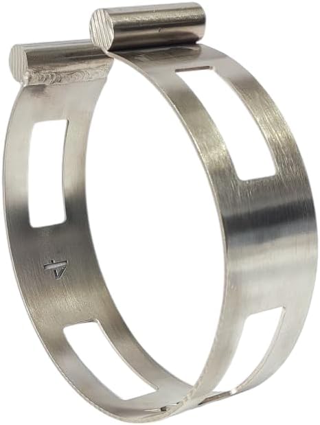 4" inch Tacking Band Stainless Steel exhaust easy to Clamp-On For Welding Fabrication (101mm)