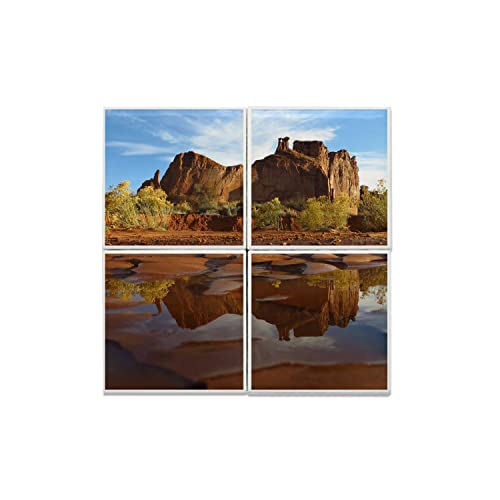Carreaux céramique Arches Utah décoratifs 20x20 cm pour fresque murale nature sauvage