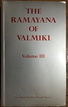 Paperback The Ramayana of Valmiki, Vol. III Book