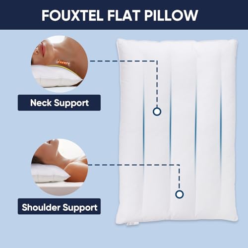 Fouxtel FT-UTPL Flat Pillows For Sleeping Thin thumb #2