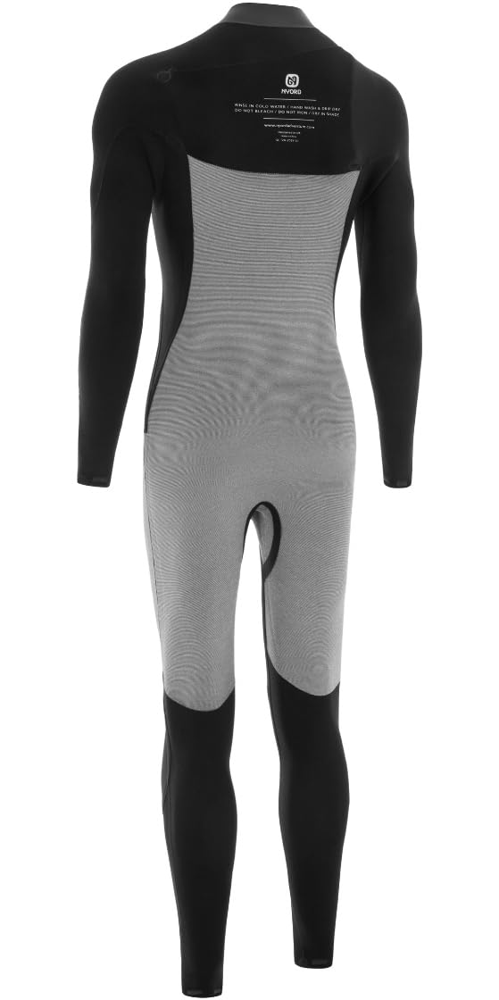 Nyord 2026 Hommes Solu Yulex 4/3mm Chest Zip Combinaison Néoprène SOLM43001 - Black