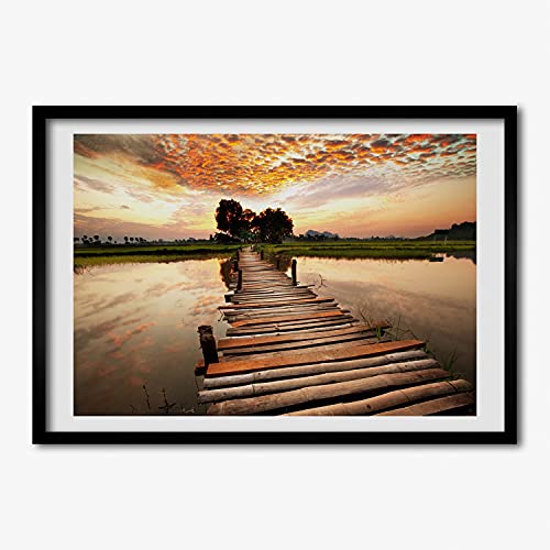 Cadre moderne Tulup 70x50 cm pour redonner vie à un mur blanc vide