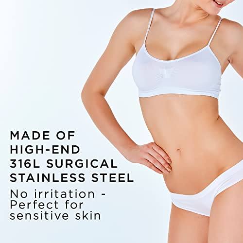 Pierce2Go 2 Pcs 14G Gold Marijuana Leaf Nipplerings Piercing Women Nipple Rings - 9/16" Barbell (Gold) #TOP5