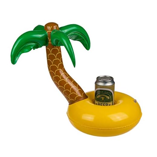 Soporte Hinchable Para Latas Isla Palmera Adventure Goods