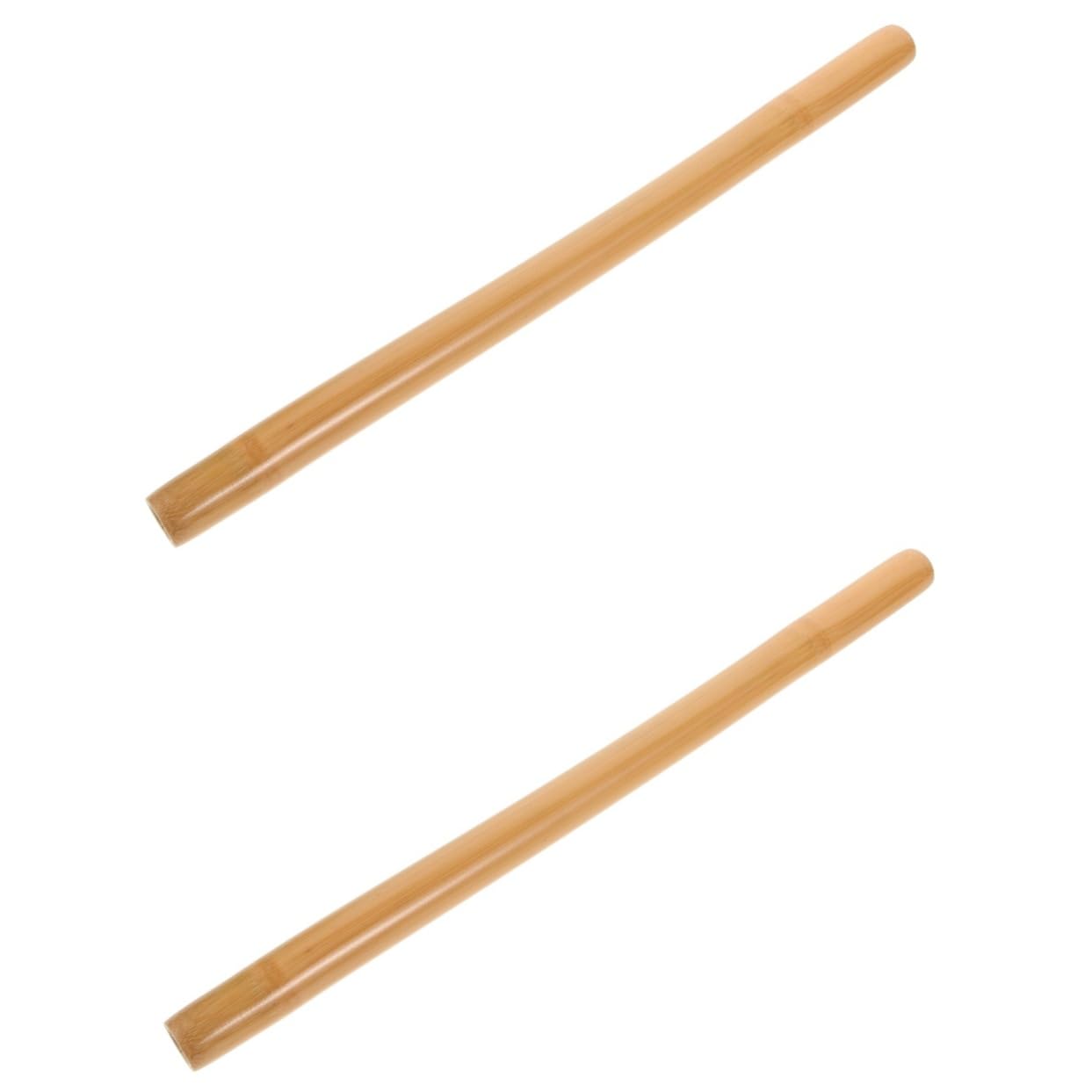 2 Varillas De Masaje De Bambú Rodillos De De Estimulación Herramientas Manuales Para Hombros Y Cuello Rodillos De Masaje Para Esculpir Masaje De Pies Con Presión