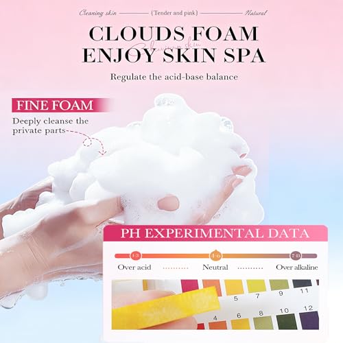 Image of pH Balanced Feminine Soap for Women, Strawberry Odor Control & Hydration, Deep Cleanse, Pure Natural Plant Extracted Essence, Gentle Yet Effective for Daily Intimate Hygiene, Vegan, Pink