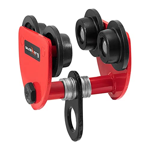 Steinberg Systems SBS-RT-1000N Rollfahrwerk 1.000 kg Flanschbereich 75-110 mm Krankatze Laufkatze Handfahrwerk