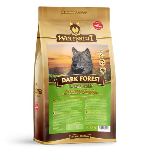 Wolfsblut Dark Forest Large Breed-Futter mit Jagdfleisch und Süßkartoffeln, speziell für Hunde großer Rassen