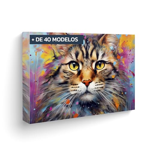 Lafabricadelcuadro Tapa Contador De Luz Decorativa Cuadro Cubre Contador Eléctrico En Madera Mdf Disponible En 40 Diseños Y 2 Tamaños - Medida Externa Ac-106, 54x37 Cm