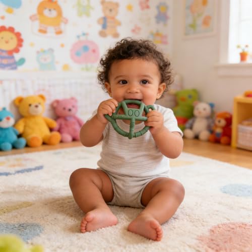 3D Elephant Teether Toy for Kids 3 M+,Sensory Chew Toys BPA-Free (1 Pack) — view 4