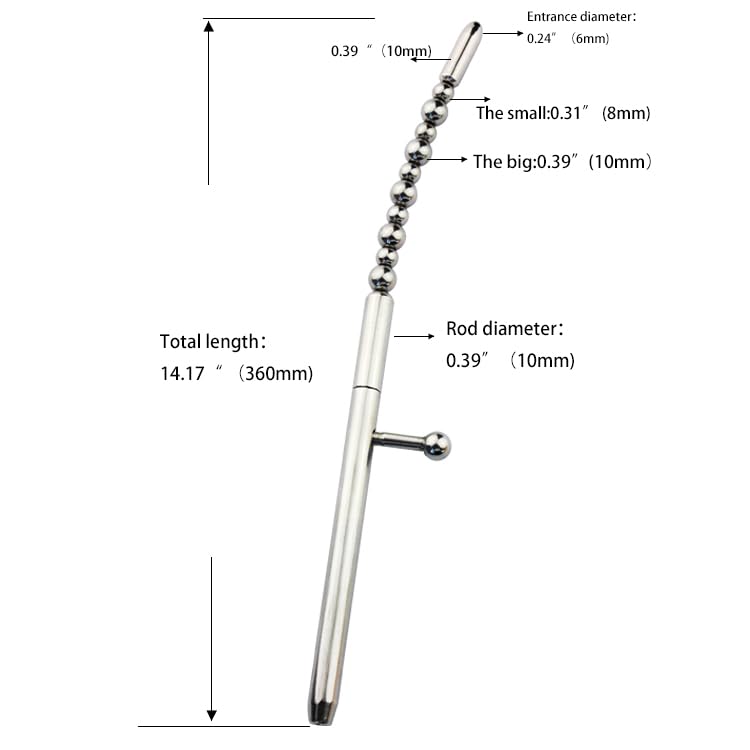 Katheter Penis Plug Erotik Edelstahl Harnröhrensonde Für Männer Dilatator Harnröhren Stimulation Sex Penis Dilator Urethral Sounding Urethral Plug Harnröhrenstab Penis SM Sexspielzeug
