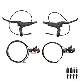 Conjunto Kits de freno de disco hidráulico con sensor de freno, para bicicletas eléctricas NUTT que ofrecen precisión mejorada y seguridad de frenado, frenos bicicleta