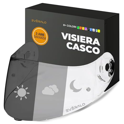 Everalo Visiera Compatibile con Xlite X803 - X802 - X802r - X802rr - X702 - X661 - X603 - Xsf 02 – Visiere Casco Pinlock Ready (Fotocromatico)
