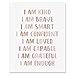 Affirmations Print, I Am Kind, I Am Brave, Affirmations For Kids, Inspirational Quote, Nursery Room Decor, Affirmations Gift, Kids Print, Graduation Gifts, Without Frame - 8x10
