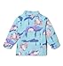 Columbia Youth Girls Benton Springs II Printed Fleece, Aquamarine Uninature, Small