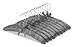 Anti Slip Padded Hangers with Chrome Hook – Heavy Duty for sweaters, Dresses, Suits – Set of 10 – Gray by Whitmor