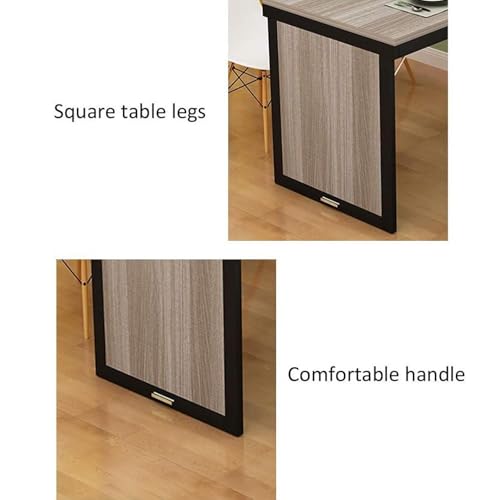 Table d'ordinateur convertible et rabattable pour gain de place